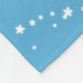 Sterne Fleecedecke (Ecke)
