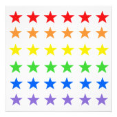 Sterne Fotodruck (Vorne)