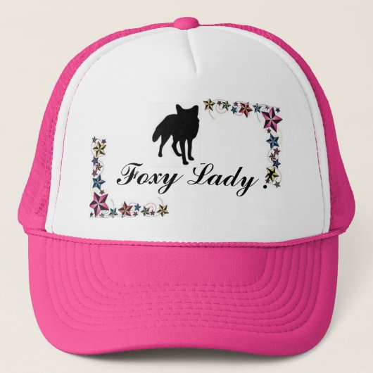 Sterne, Foxy Dame! Truckerkappe (Vorderseite)