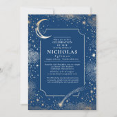 Sterne für den Dienst zur Erinnerung an Beerdigung Einladung (Vorderseite)