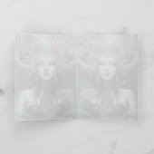 Sterne, Galaxie, Frauengrußkarte Karte (Innenseite)