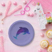 Sterne Galaxis Delphin Stars Galaxy Dolphin Pappteller (Party)