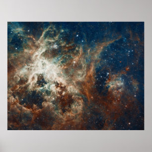 Sterne Geburt in 30 Doradus Tarantula Nebula NGC 2 Poster
