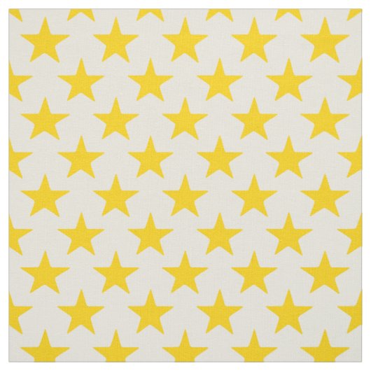 Sterne gelb creme stoff (Muster)