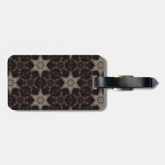 Sterne Gepäckanhänger (Rückseite horizontal)