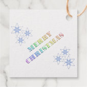 Sterne Geschenkanhänger (Rückseite)