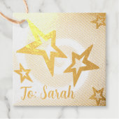 Sterne Geschenkanhänger (Vorderseite)