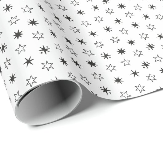Sterne Geschenkpapier (Rolleneckpunkt)