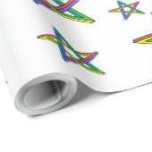 Sterne Geschenkpapier (Rolleneckpunkt)
