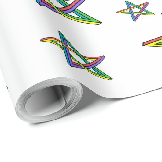Sterne Geschenkpapier (Rolleneckpunkt)