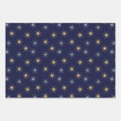 Sterne Geschenkpapier Set (Vorderseite)