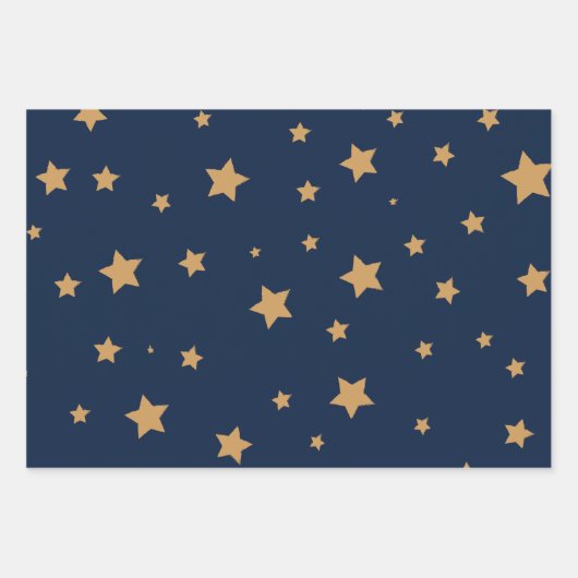 Sterne Geschenkpapier Set (Vorderseite 2)