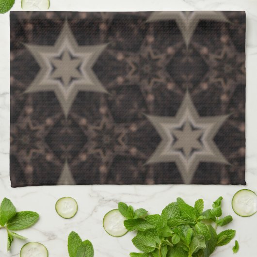 Sterne Geschirrtuch (Gefaltet)