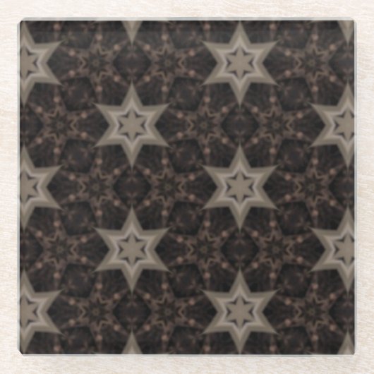 Sterne Glasuntersetzer (Vorderseite)