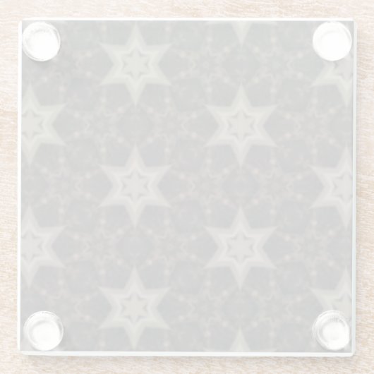 Sterne Glasuntersetzer (Rückseite)
