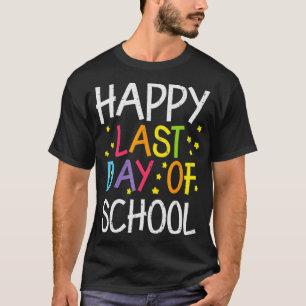 Sterne glücklich letzten Tag der Schule Niedlicher T-Shirt