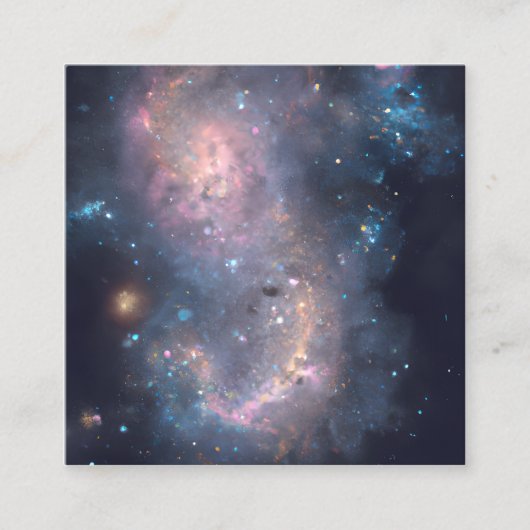 Sterne Graphic Quadratische Visitenkarte (Vorderseite)