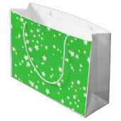 Sterne Große Geschenktüte (Rückseite Schrägansicht)
