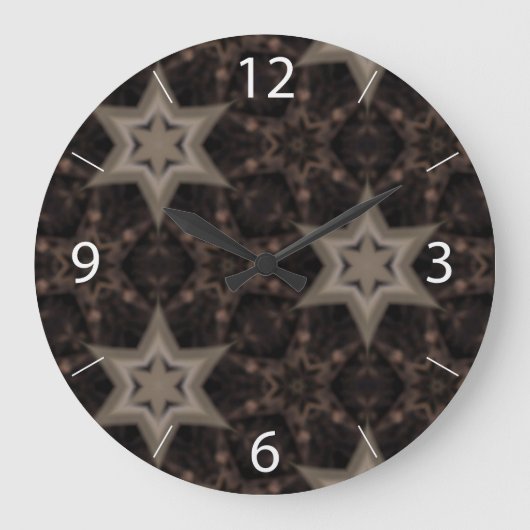 Sterne Große Wanduhr (Vorderseite)