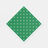 Sterne Grüner Weihnachtshintergrund Serviette (Ecke)