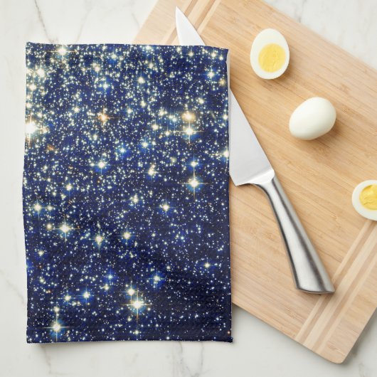 Sterne Handtuch (Viertel Falte)