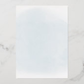 Sterne Himmel | Taufe Folieneinladung (Rückseite)