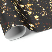 Sterne im Dunkeln Geschenkpapier (Rolleneckpunkt)