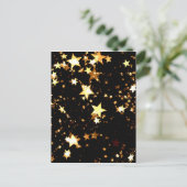 Sterne im Dunkeln Postkarte (Stehend Vorderseite)