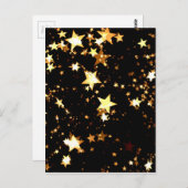 Sterne im Dunkeln Postkarte (Vorne/Hinten)