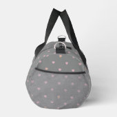 Sterne im Herzen auf Grau Duffle Bag (Rechts)