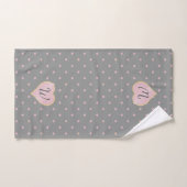 Sterne im Herzen auf Gray Towel Set (Handtuch)