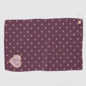 Sterne im Herzen auf Port Golf Handtuch (Horizontal)