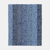 Sterne im Himmel Fleecedecke (Vorderseite)