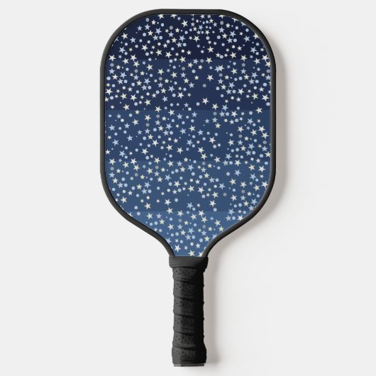 Sterne im Himmel Pickleball Schläger (Vorderseite)