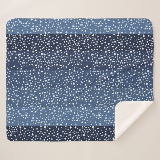 Sterne im Himmel Sherpadecke (Vorderseite (Horizontal))