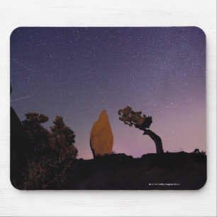 Sterne im Himmel über Wüste 3 Mousepad