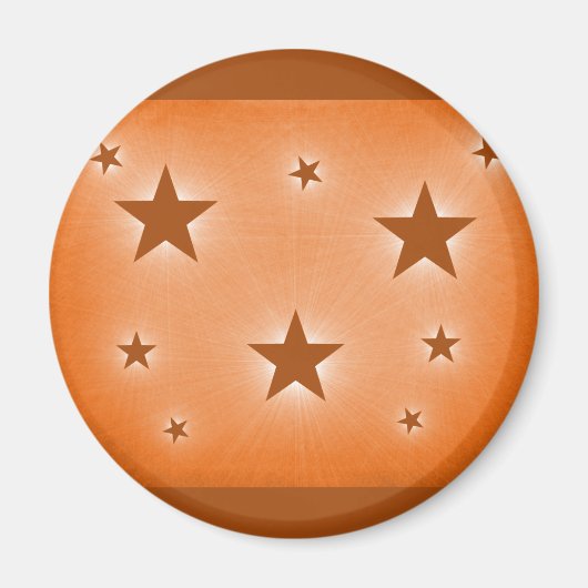 Sterne im Night Sky Magnet, Orange Magnet (Vorne)