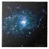 Sterne im Raum Fliese (Vorderseite)