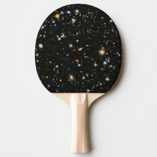 Sterne im Raum - Hubble ultra tiefes Feld Tischtennis Schläger