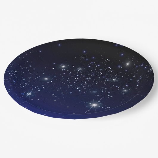 STERNE IM RAUM PAPPTELLER (Schrägansicht)