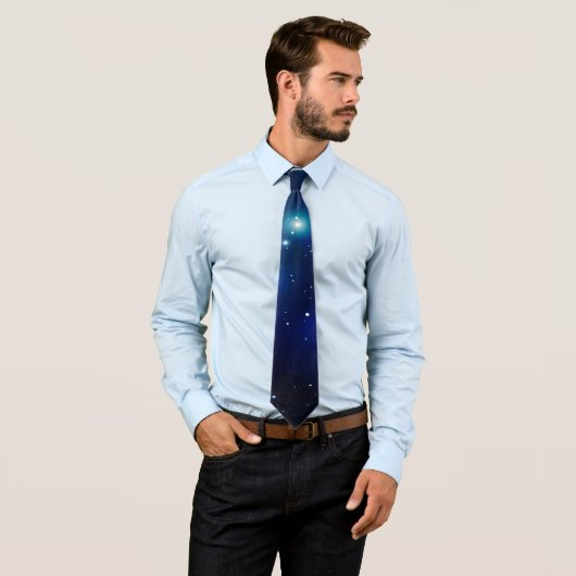 Sterne im Weltraum Krawatte (Beispiel)