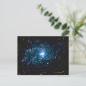 Sterne im Weltraum Postkarte (Stehend Vorderseite)