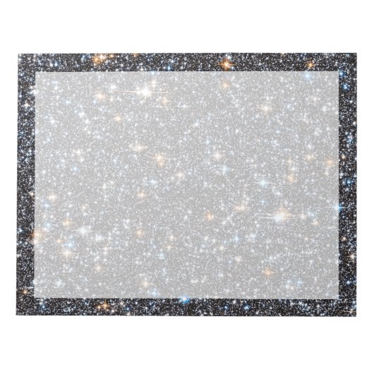 Sterne in der galaktischen Masse der Milchstraße. Notizblock (Vorderseite)