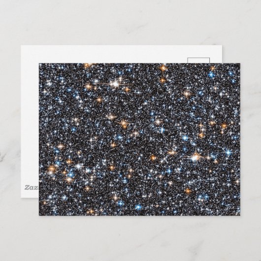 Sterne in der galaktischen Masse der Milchstraße. Postkarte (Vorne/Hinten)