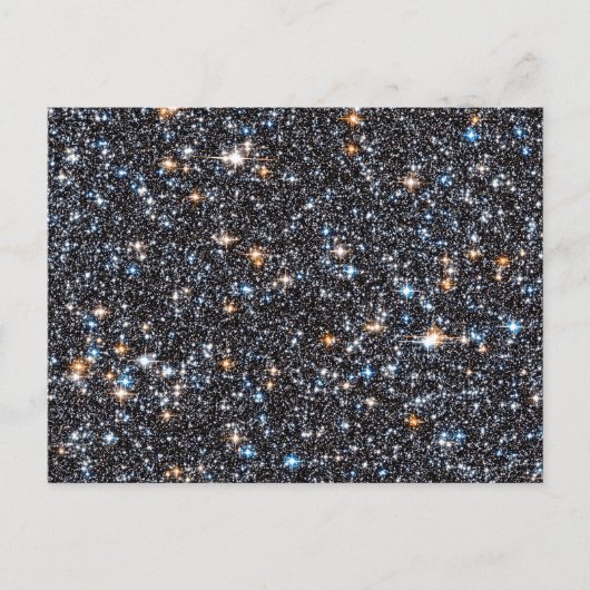 Sterne in der galaktischen Masse der Milchstraße. Postkarte (Vorderseite)