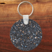 Sterne in der galaktischen Masse der Milchstraße. Schlüsselanhänger (Rückseite)