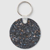 Sterne in der galaktischen Masse der Milchstraße. Schlüsselanhänger (Rückseite)