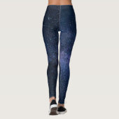 Sterne in der Milchstraße Leggings (Rückseite)