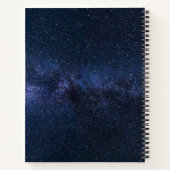 Sterne in der Milchstraße Notizblock (Rückseite)