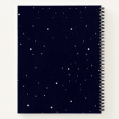 Sterne in der Nacht Notizblock (Rückseite)